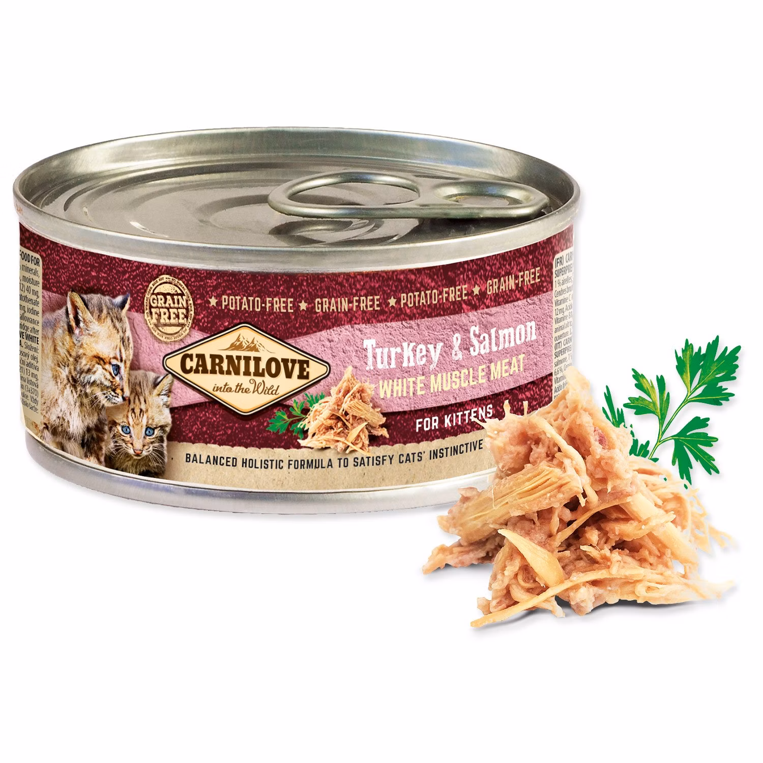 Konzerva Carnilove WMM Kitten morka a losos 100g
