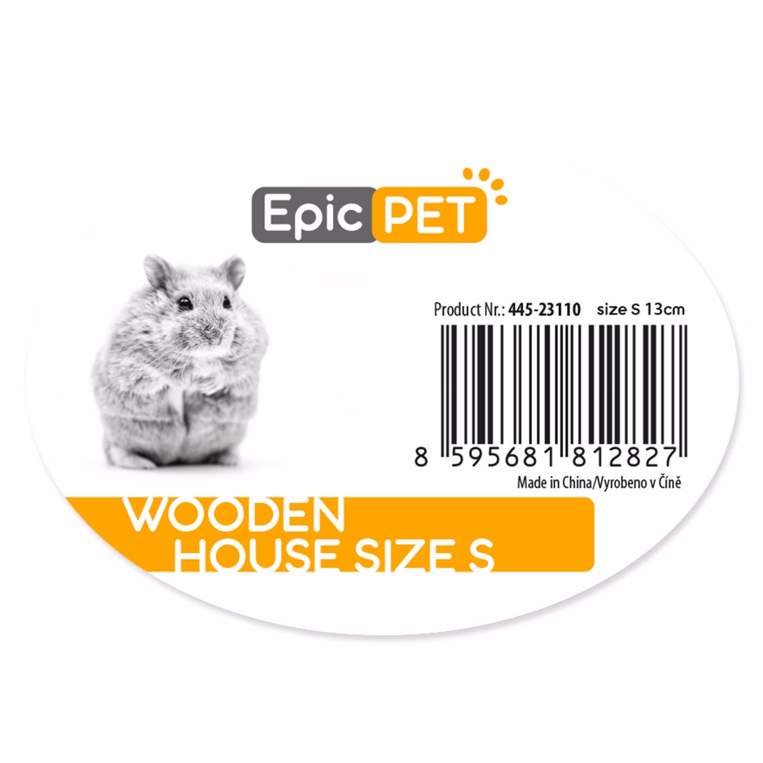 Domček Epic Pet drevený S 13cm