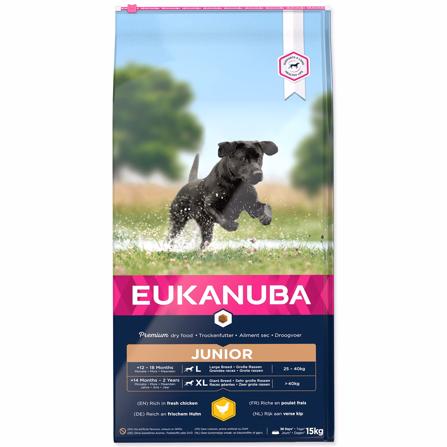 Krmivo EUKANUBA Junior Large & Giant 15kg