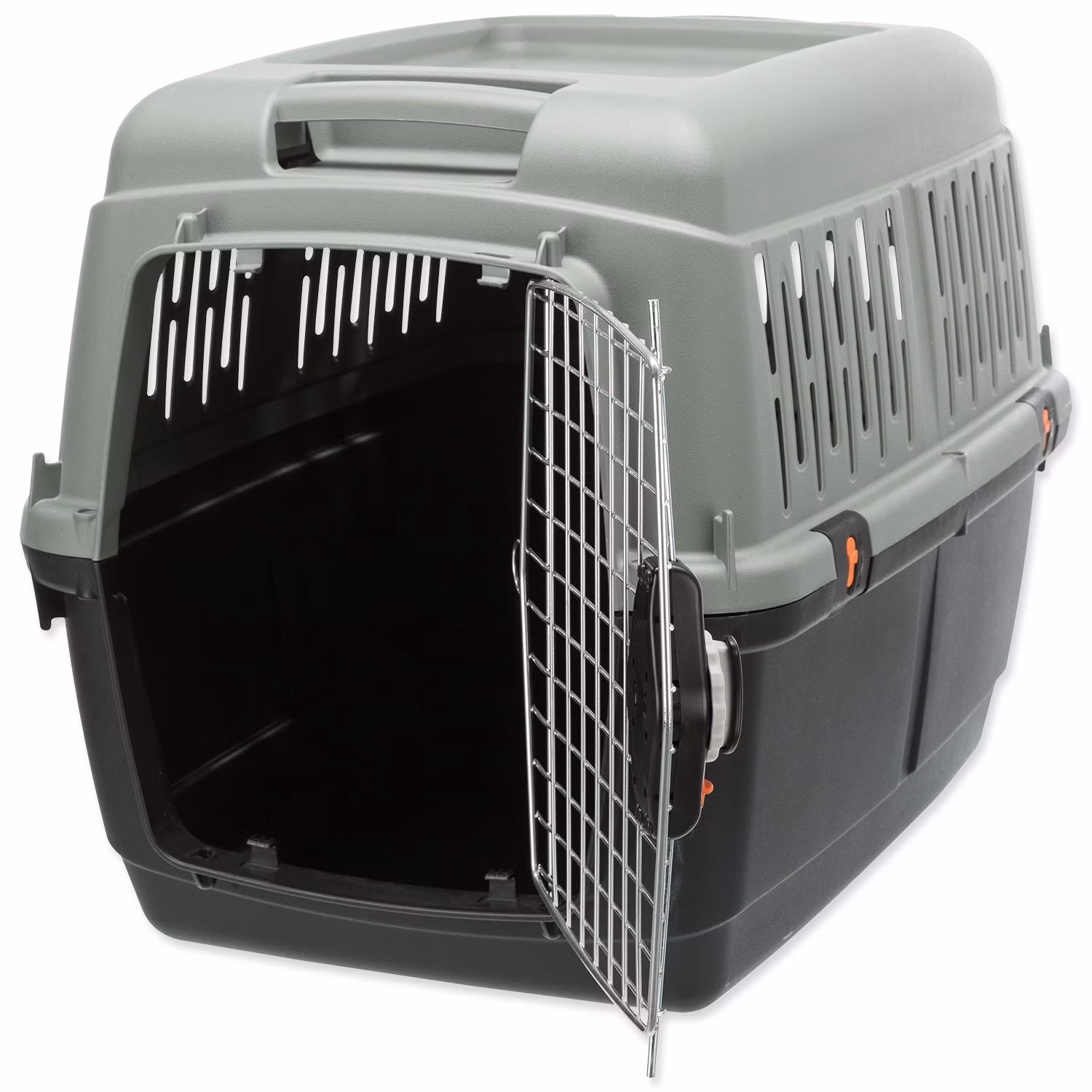 Giona 4 transport box, S–M: 50 × 51 × 70 cm, anthracite/grey-green
