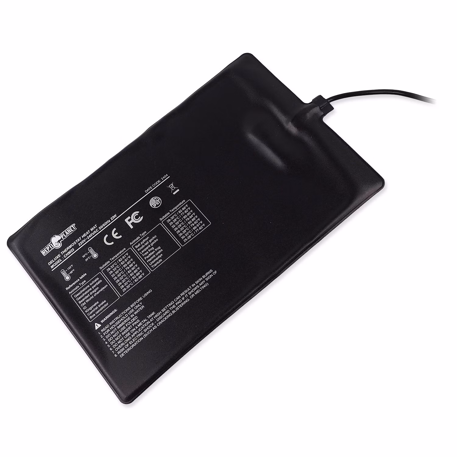 Doska Repti Planet výhrevná Deluxe s termostatom 23W 20x30cm