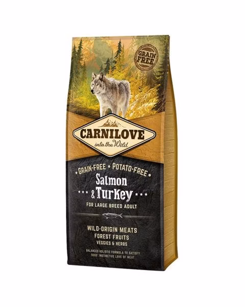 Carnilove dog Large Breed GF Adult Salmon & Turkey 12 kg