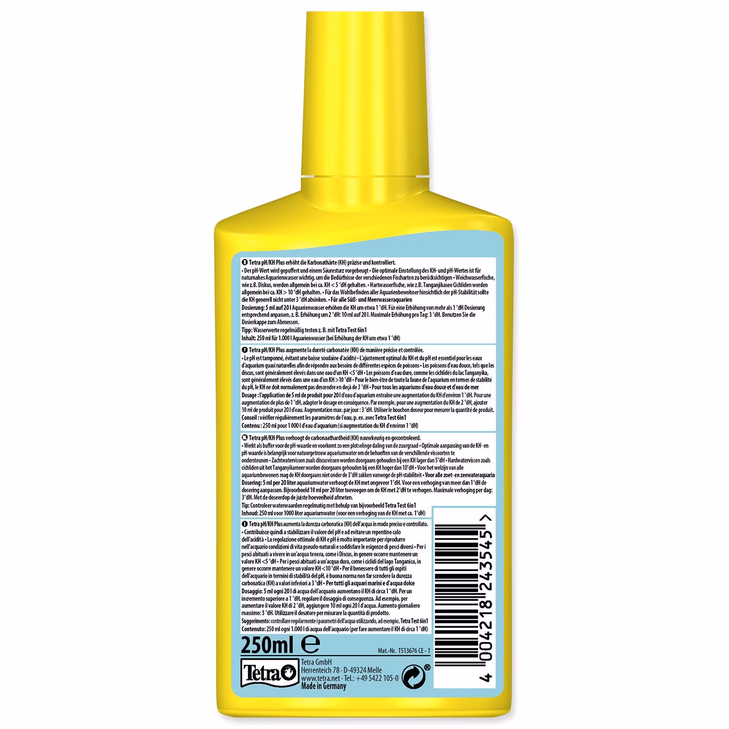 Prípravok Tetra pH/KH Plus 250ml