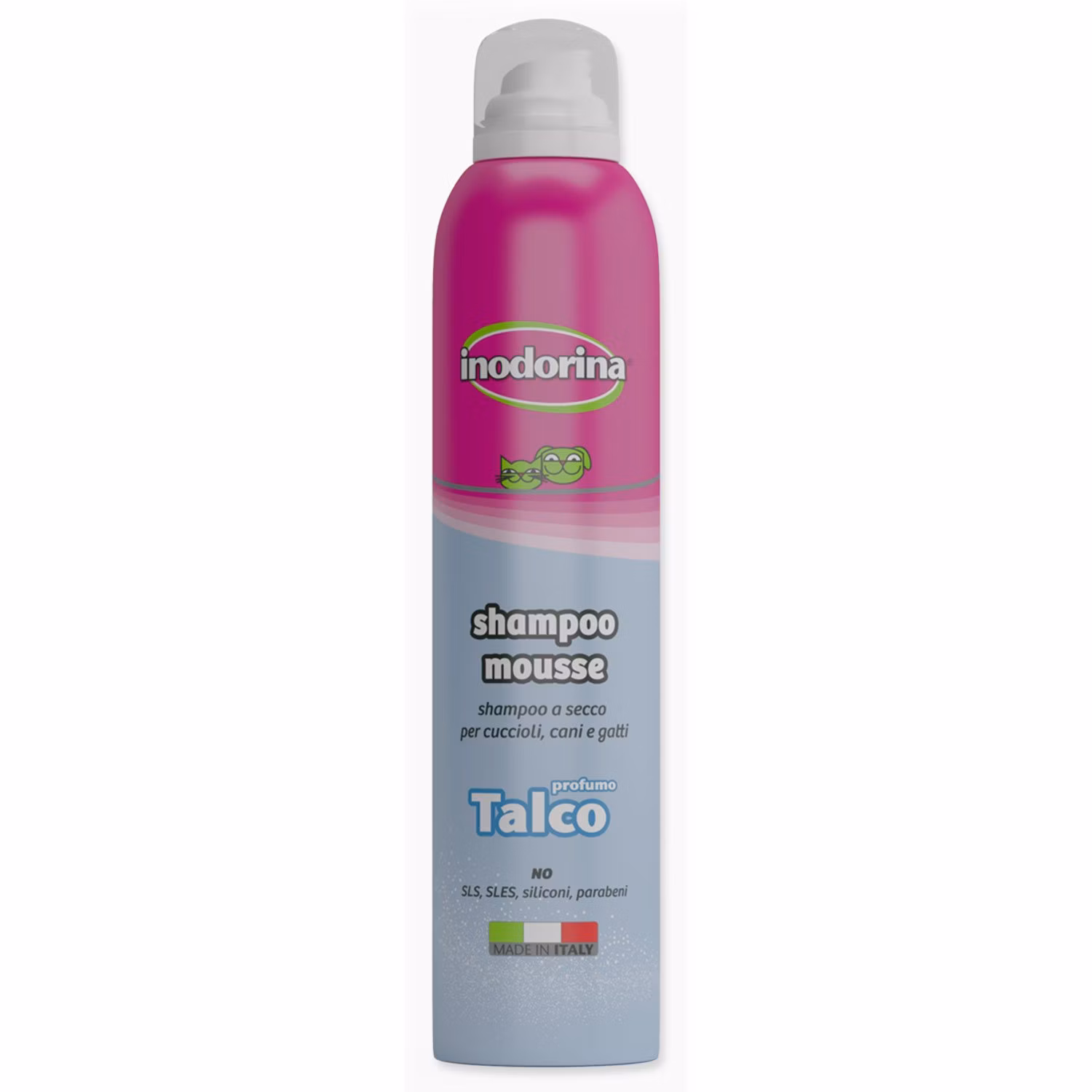 Šampón Inodorina suchá pena Baby Powder 300ml
