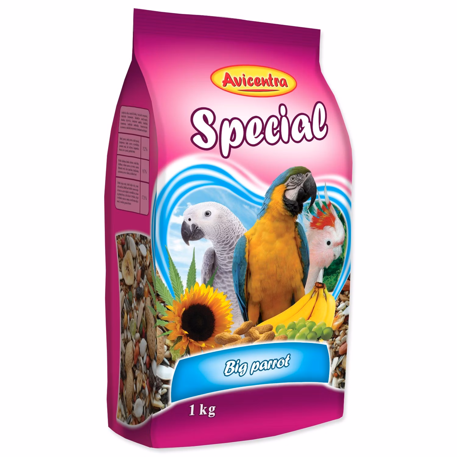 Krmivo Avicentra Speciál veľký papagáj 1kg