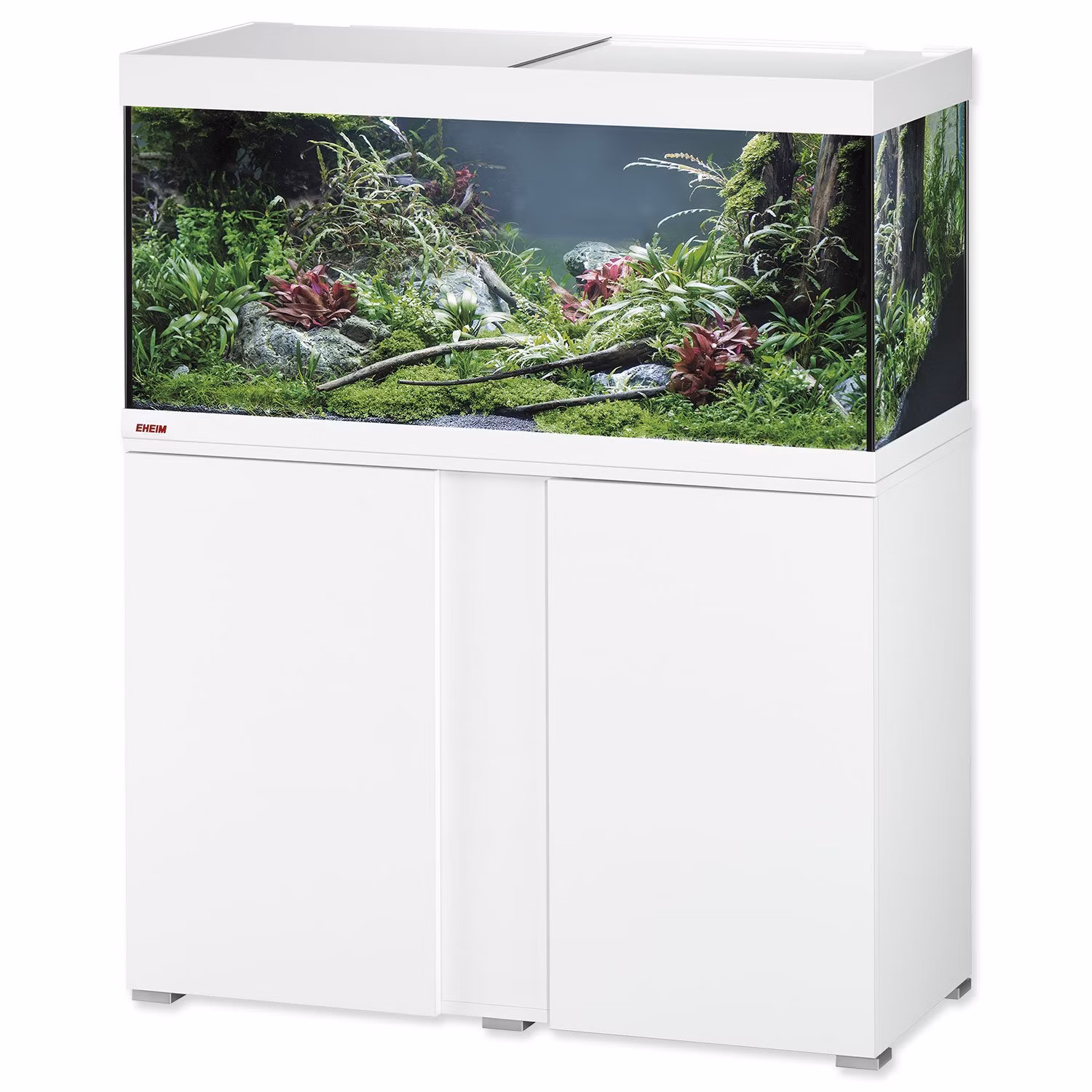 Akvarijný set Eheim so stolíkom Vivaline LED biely 101x41x119 180l