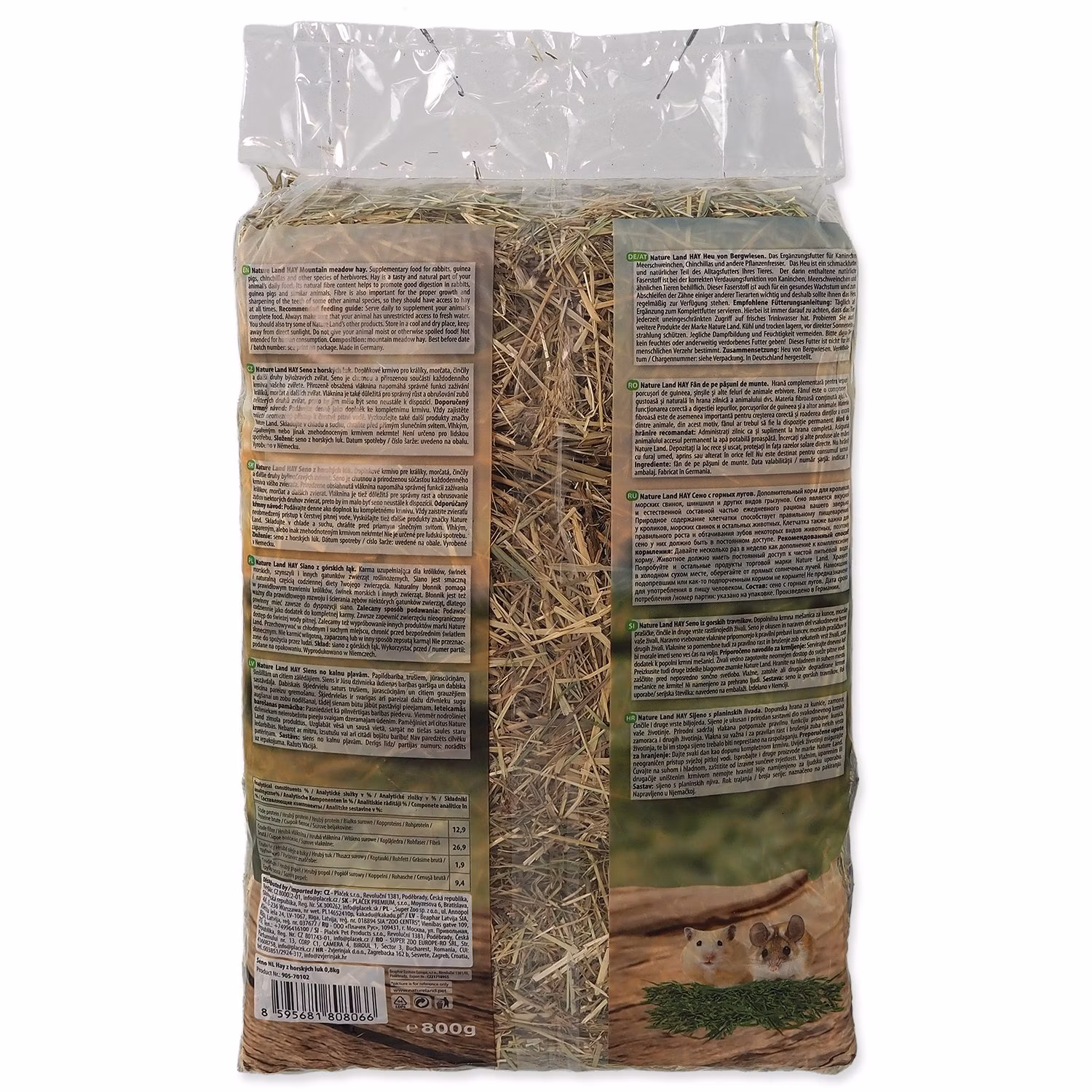 Seno Nature Land Hay z horských lúk 0,8kg