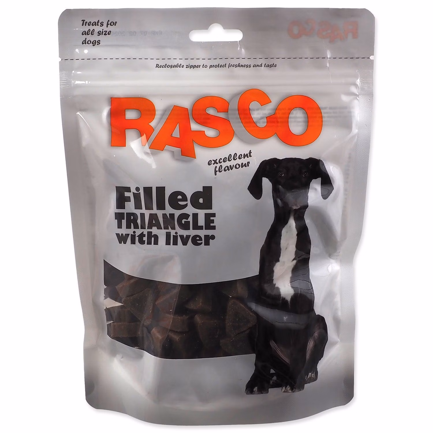 Pochúťka Rasco plnený trojuholníček s pečienkou 2,2cm 450g