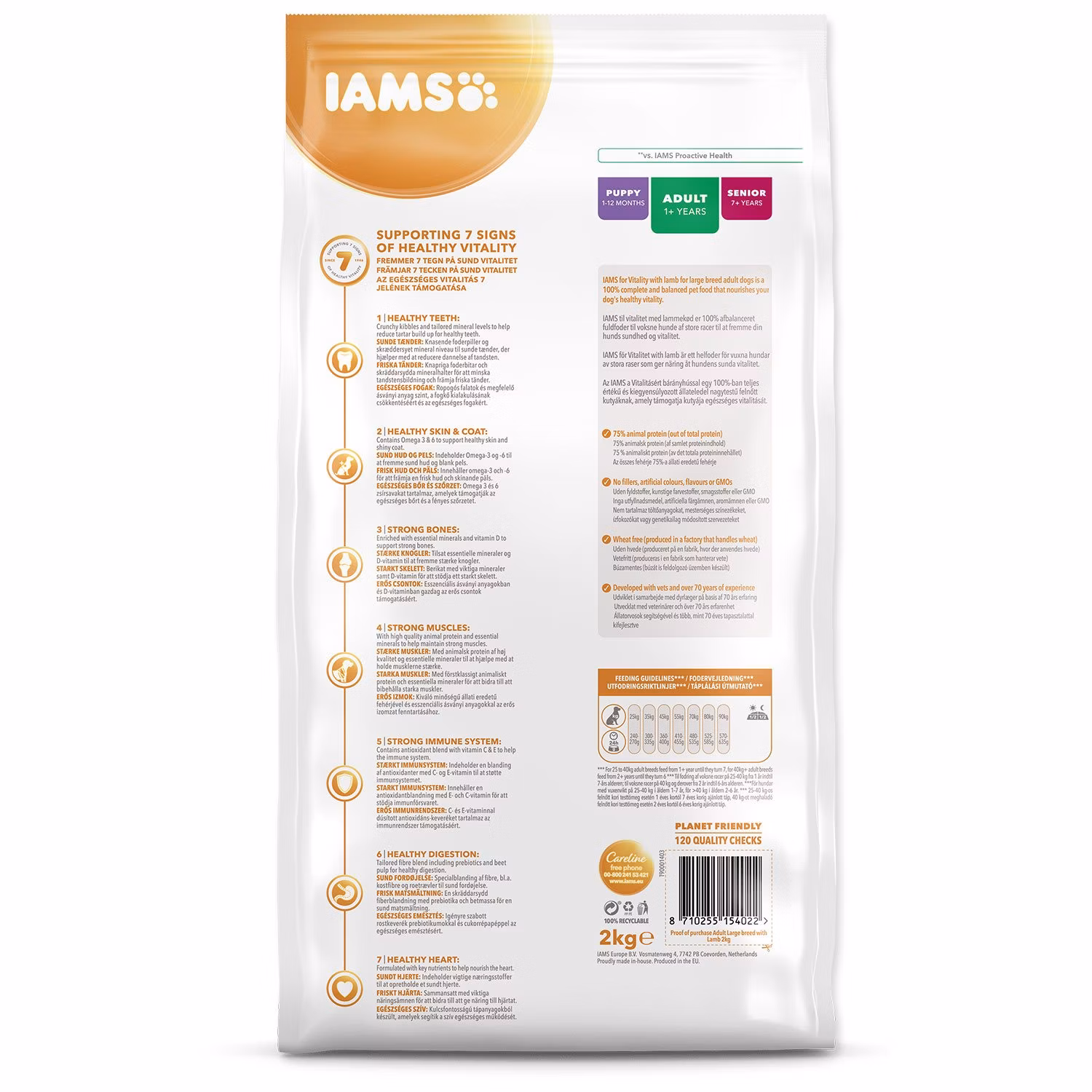 Krmivo IAMS Dog Adult Small & Medium Chicken 3kg