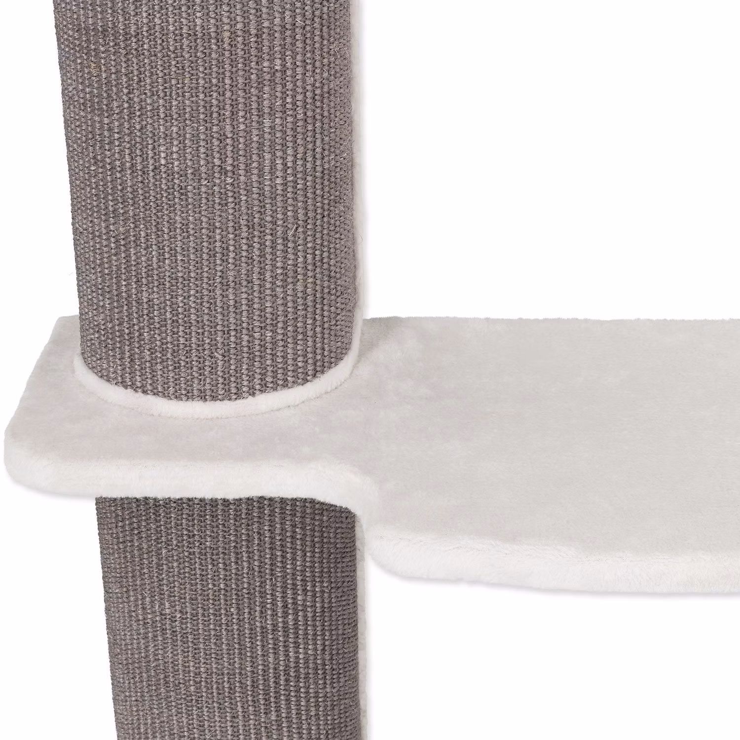 Acadia scratching post with wall mounting, 160 cm, grey