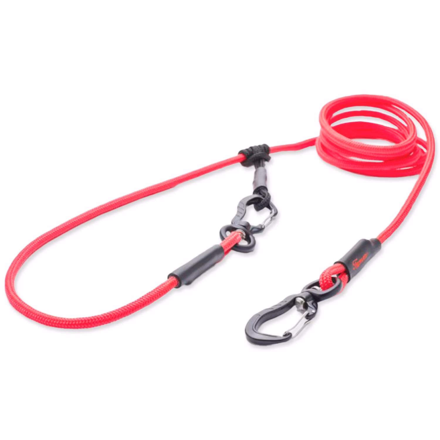 Vodítko Tamer Lanové Easylong Twist Mini červené 2m