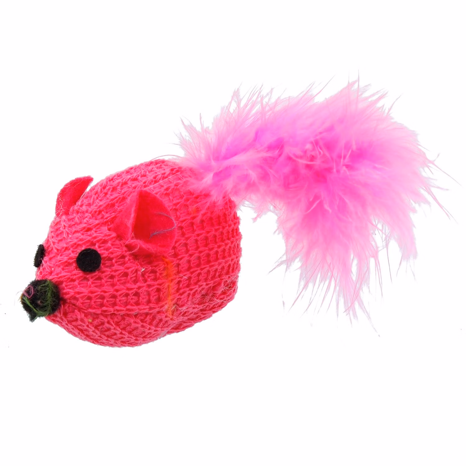 Hračka Magic Cat myška bavlna s catnipom 6cm 40ks
