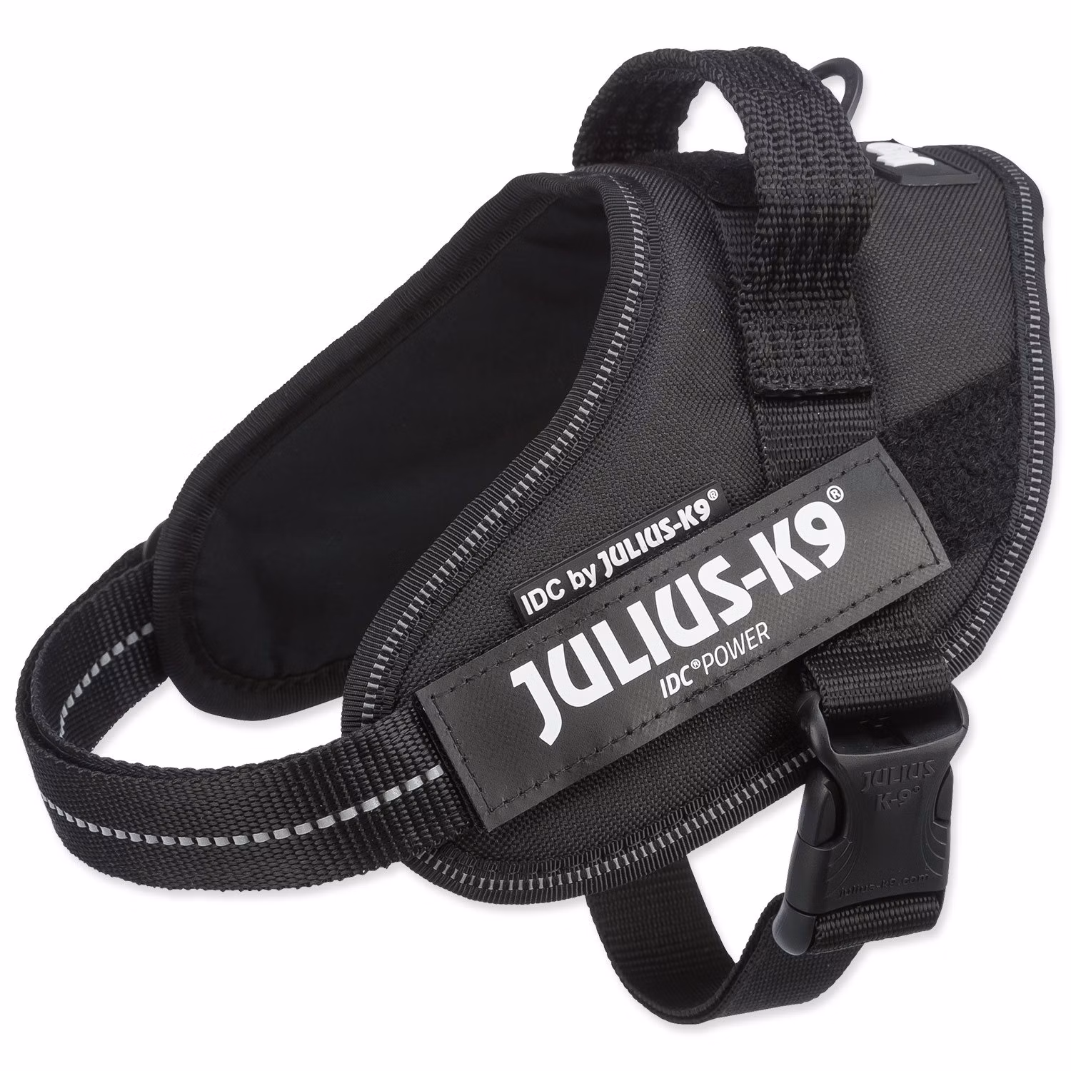 Postroj Trixie Julius-K9® IDC® čierny S/Mini: 49–67cm*22mm