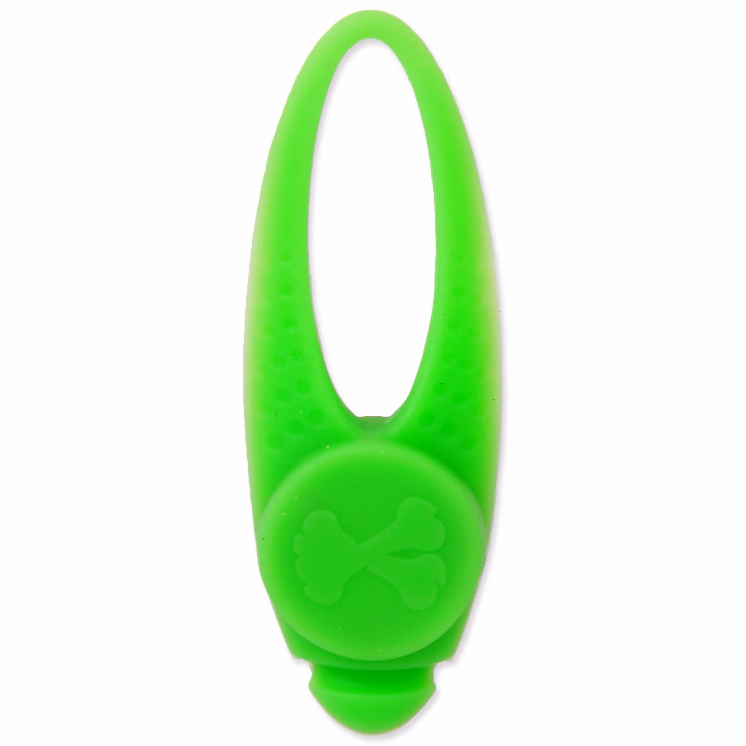 Prívesok Dog Fantasy LED silikón zelený 8cm