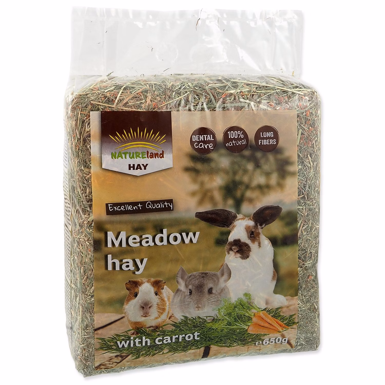 Seno Nature Land Hay s mrkvou 0,65kg