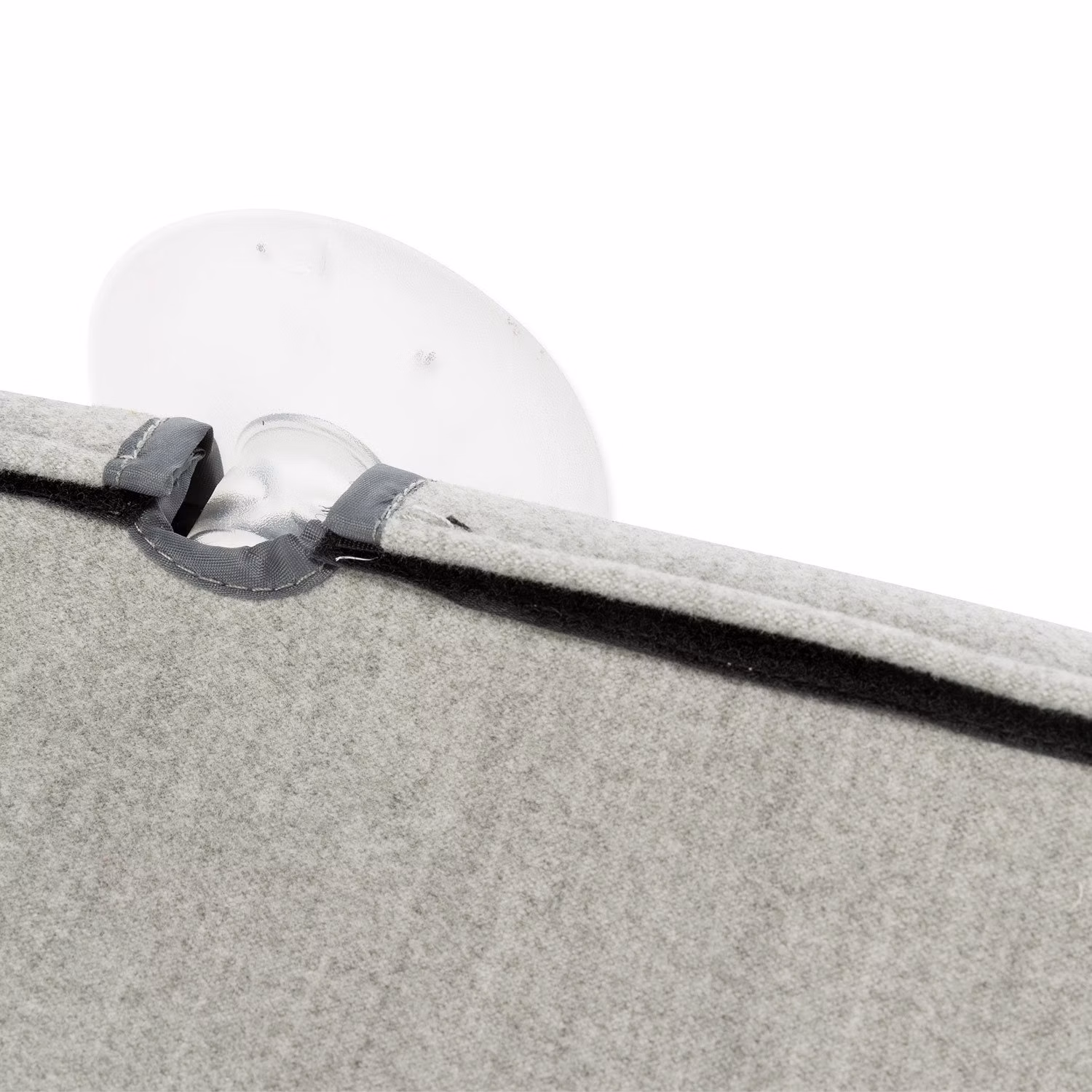 Window platform, velour, 50 × 30 cm, grey