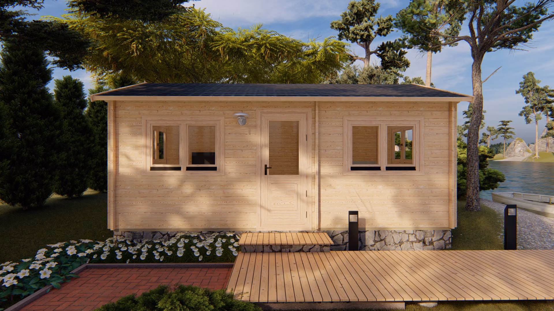 Drevený záhradný domček Murray 6m x 4m