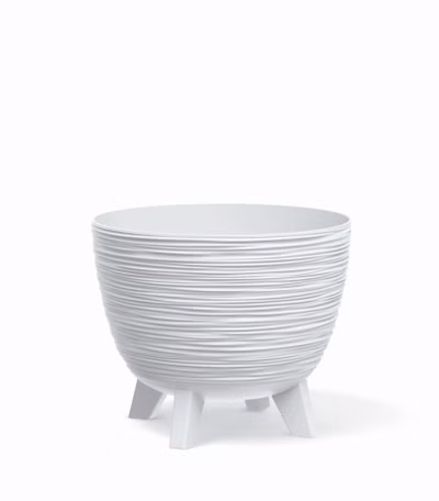 Kvetináč FURU 39,5 cm - farba: biela