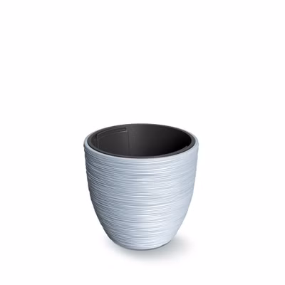 Kvetináč FURU s vložkou 29,8 cm - farba: svetlosivá
