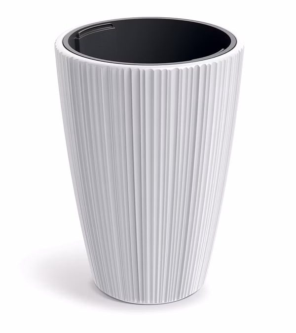 Kvetináč ORO 29,8 cm - farba: biela