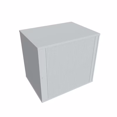 Prídavná skriňa k stolu Hobis, zámok, P, 80x75,5x60 cm, sivá