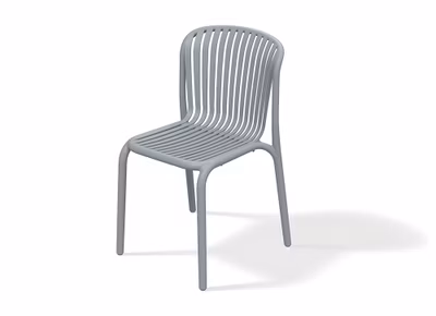 Stolička BRENE 520x530x825 - farba: sivá