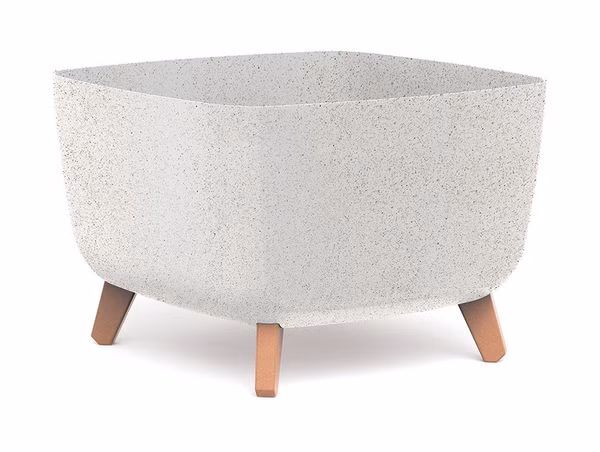 GRACIA SQUARE ECO WOOD 39 cm - farba: biela ECO