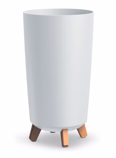 Kvetináč GRACIA TUBUS SLIM 23,9 cm - farba: biela