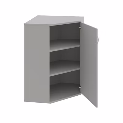 Policová skriňa Strong P, 80x115,2x40 cm, sivá/sivá