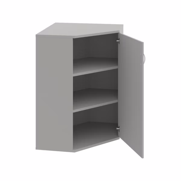 Policová skriňa Strong P, 80x115,2x40 cm, sivá/sivá