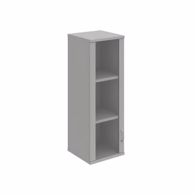 Policová skriňa Strong, L, horná, 40x115,2x40 cm, sivá/sivá