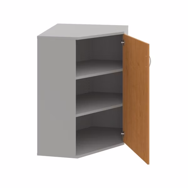 Policová skriňa Strong P, 80x115,2x40 cm, jelša/sivá