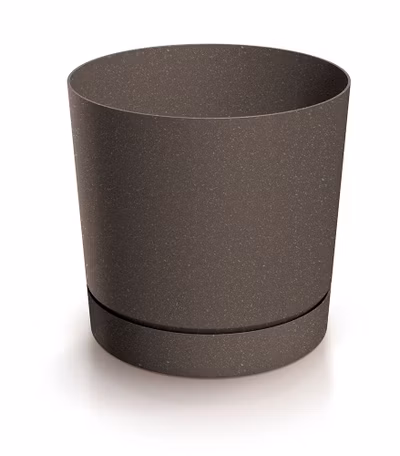 Kvetináč TUBO P ECO WOOD 23,9 cm - farba: káva ECO