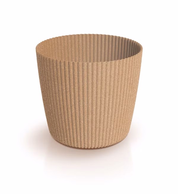 Kvetináč MILLY ROUND ECO WOOD 29,2 cm - farba: naturo ECO