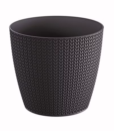 Kvetináč WHEATY 25,8 cm - farba: antracitová