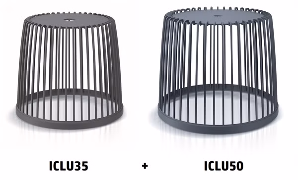 Sada 2 univerzálnych košov CLUBO 35+50l - farba: antracitová