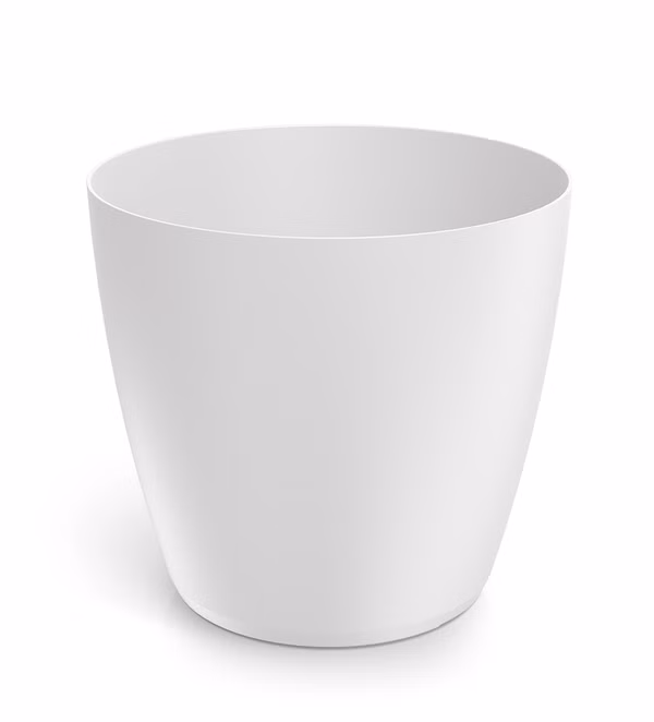 Kvetináč MATE 34 cm - farba: biela
