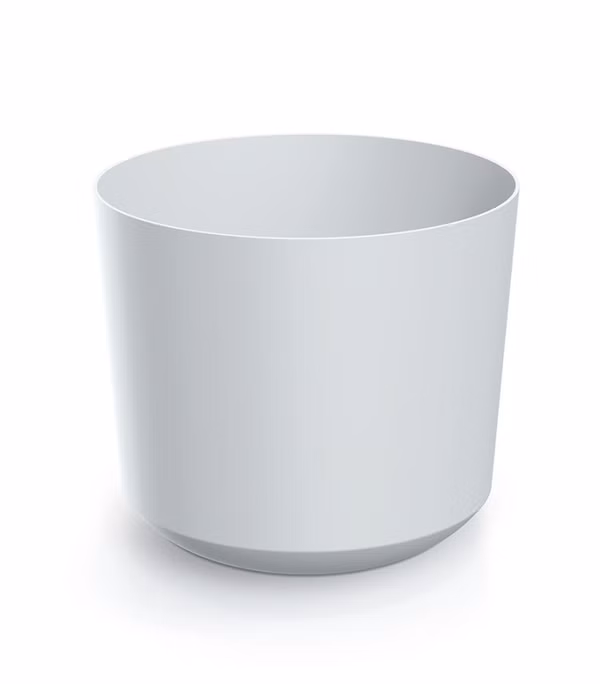 Kvetináč TUBO 23,9 cm - farba: biela