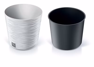 Kvetináč FURU ROUND 25 cm - farba: biela