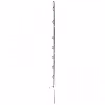 Tyčka - stĺpik pre elektrický ohradník, plastová biela, 105 cm, 1 nášľapka