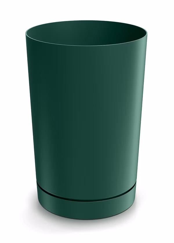 Kvetináč TUBO 30 cm - farba: tmavozelená