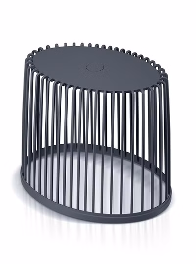 Univerzálny oválny kôš CLUBO 44 cm - farba: antracitová