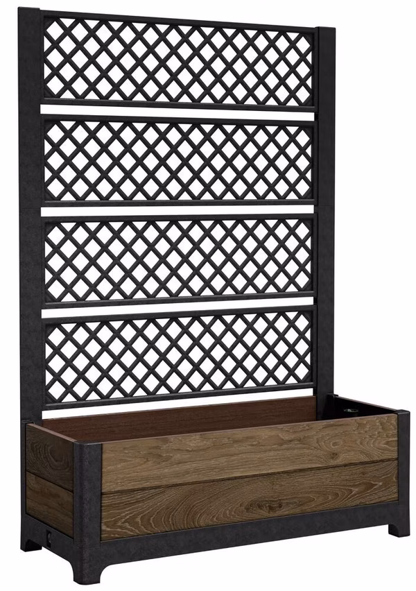 KETER kvetináč DECO TULIP 110 L - Walnut