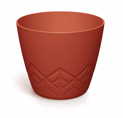 Kvetináč ARECO 29,5 cm - farba: retro červená