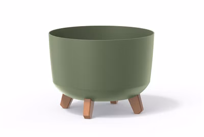 Kvetináč GRACIA STANDARD 28,5 cm - farba: zemito zelená