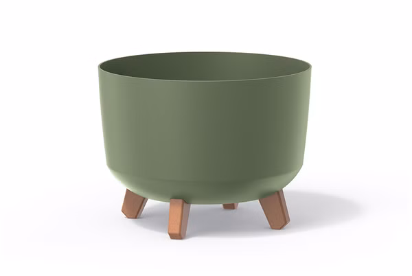 Kvetináč GRACIA STANDARD 28,5 cm - farba: zemito zelená