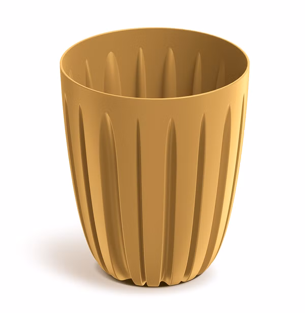 Kvetináč WARIO 38,5 cm - farba: horčicová