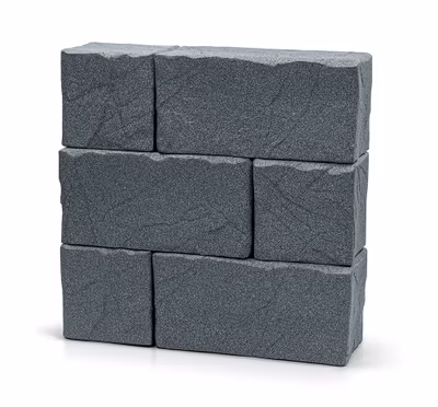 Sud na dažďovú vodu STONE BLOCK 400L - farba: sivá