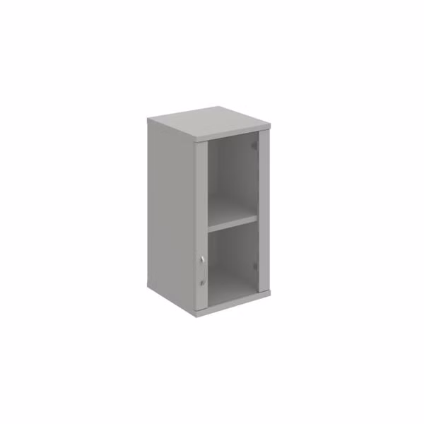 Policová skriňa Strong, P, horná, 40x76,8x40 cm, sivá/sivá