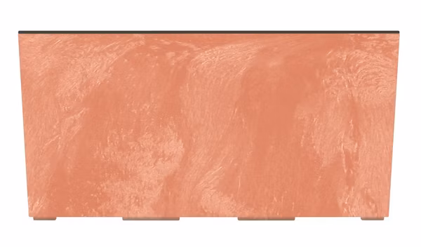 URBI CASE BETON EFFECT s vložkou 58 cm - farba: terakota